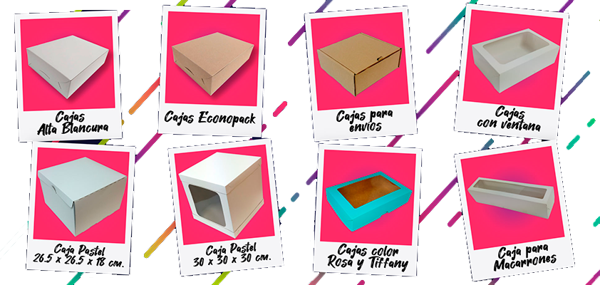 Las mejores cajas para pastel, cupcakes, macarrones y empaques para más productos en Monterrey